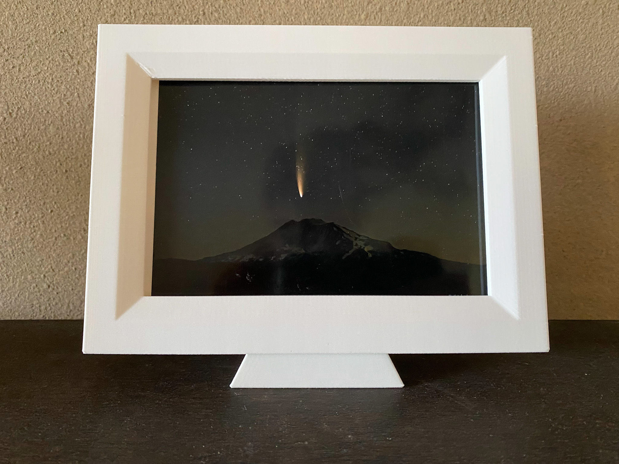 Old School "Analog" Photo Frame for 4" x 6" prints, tan
